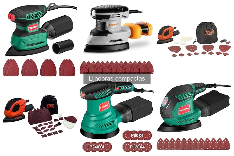 Mejores accesorios para lijadoras compactas que optimizan tu trabajo