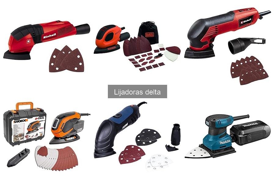 Mejores accesorios para lijadoras delta: papeles y más