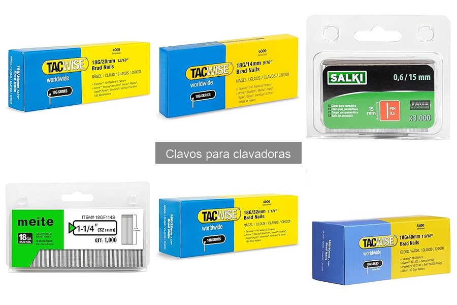 Mejores accesorios para optimizar clavos en clavadoras