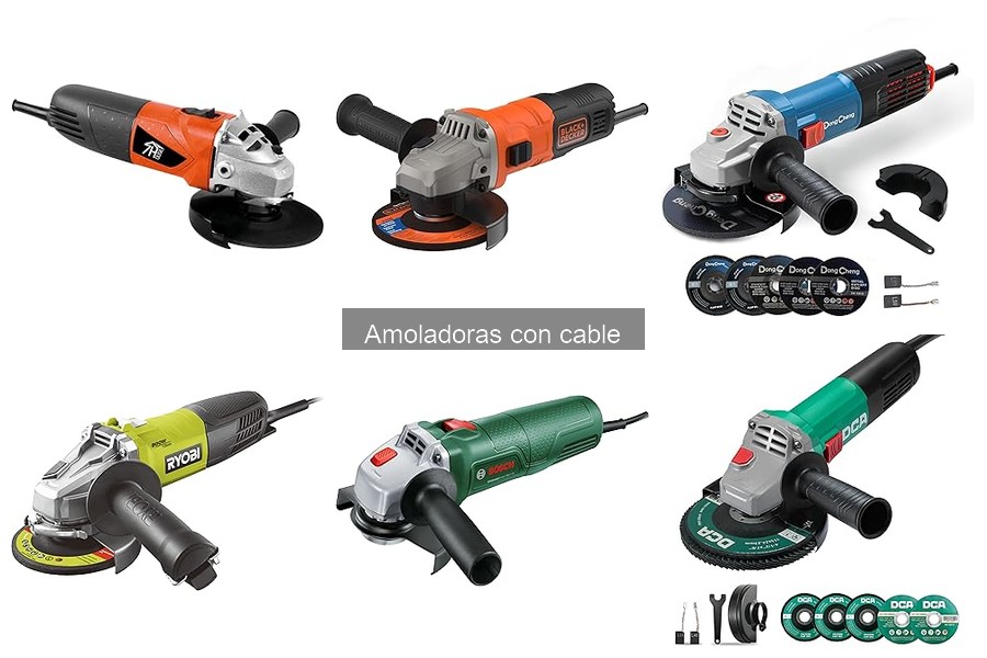 Mejores amoladoras con cable para bricolaje en casa