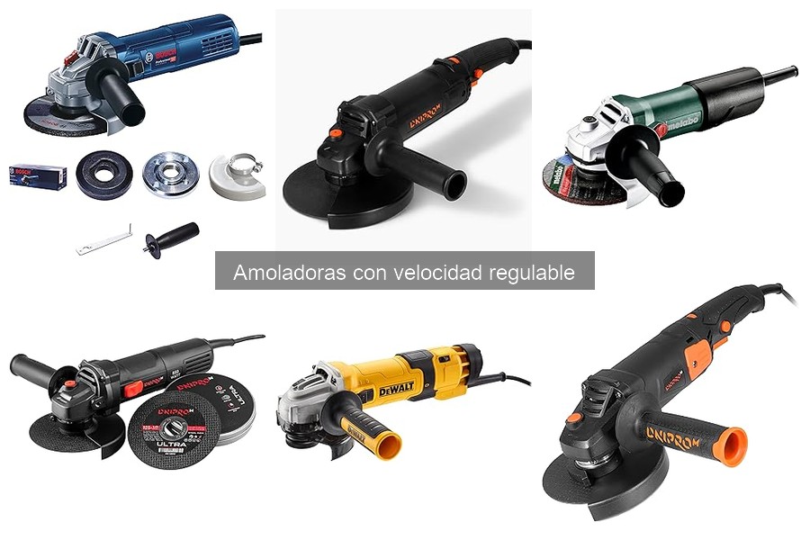 Mejores amoladoras con velocidad regulable para bricolaje