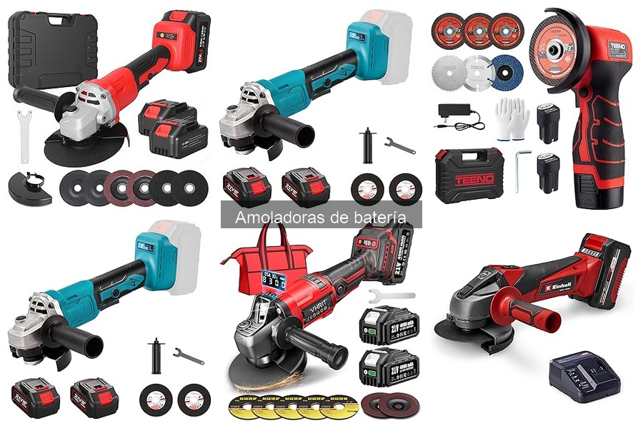 ** Mejores amoladoras de batería para bricolaje en casa