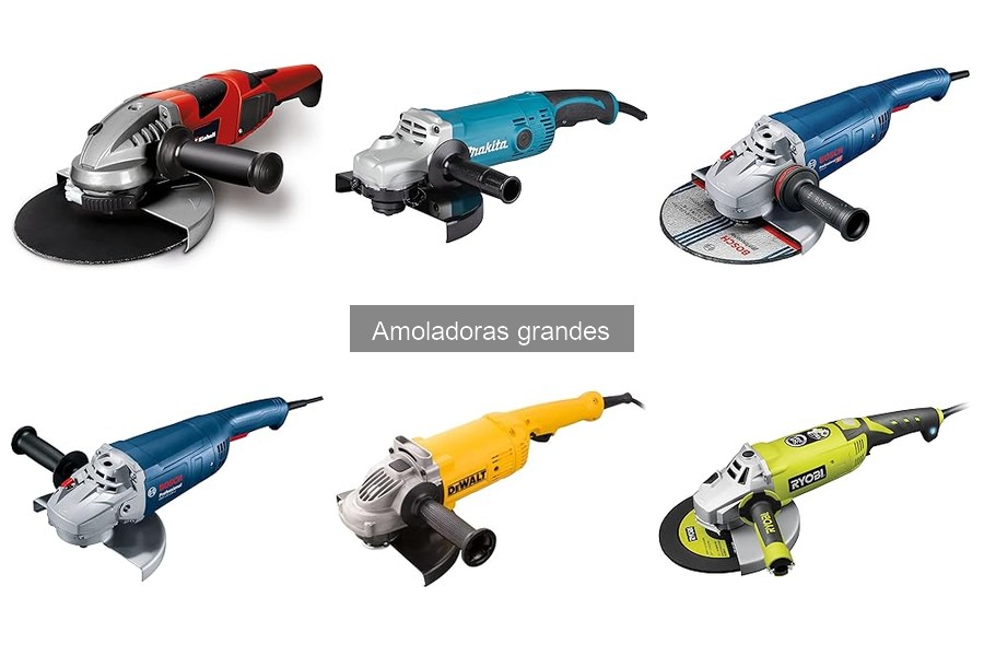 Mejores amoladoras grandes para bricolaje y profesionales
