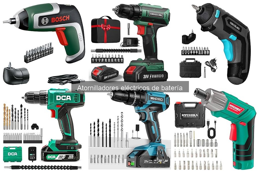 Mejores atornilladores eléctricos de batería para bricolaje