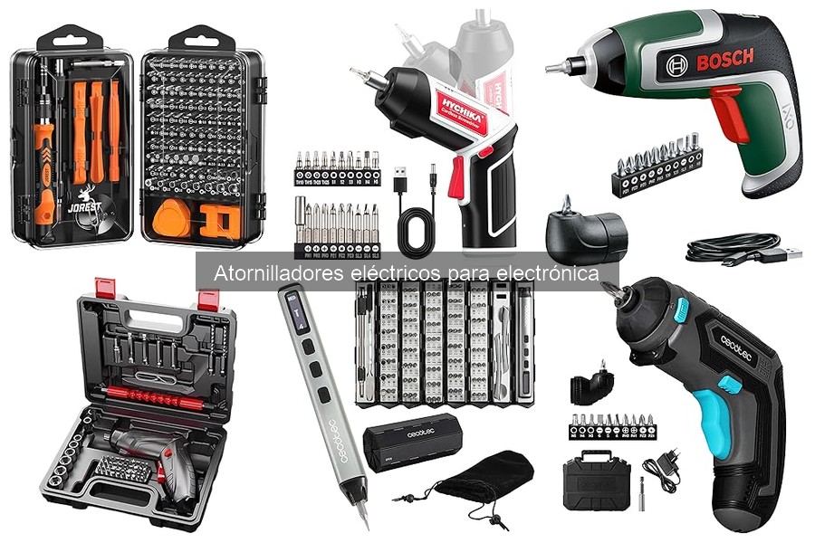 Mejores atornilladores eléctricos para hobbyistas de electrónica