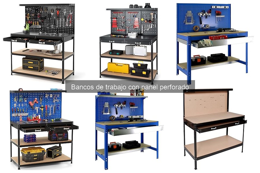 Mejores bancos de trabajo con panel perforado para bricolaje