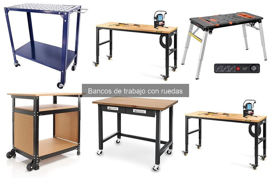 Mejores bancos de trabajo con ruedas para el hogar en 2023