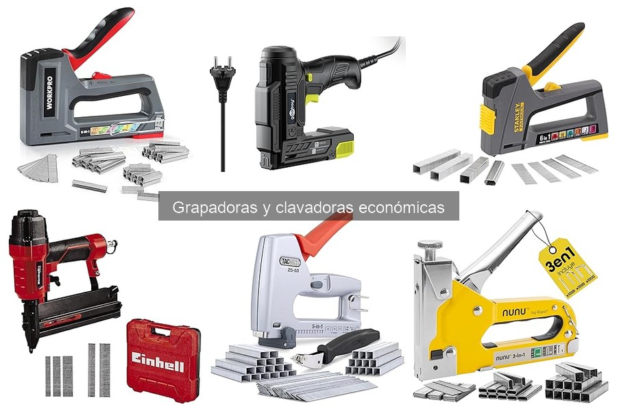 Mejores clavadoras económicas para uso doméstico en 2023
