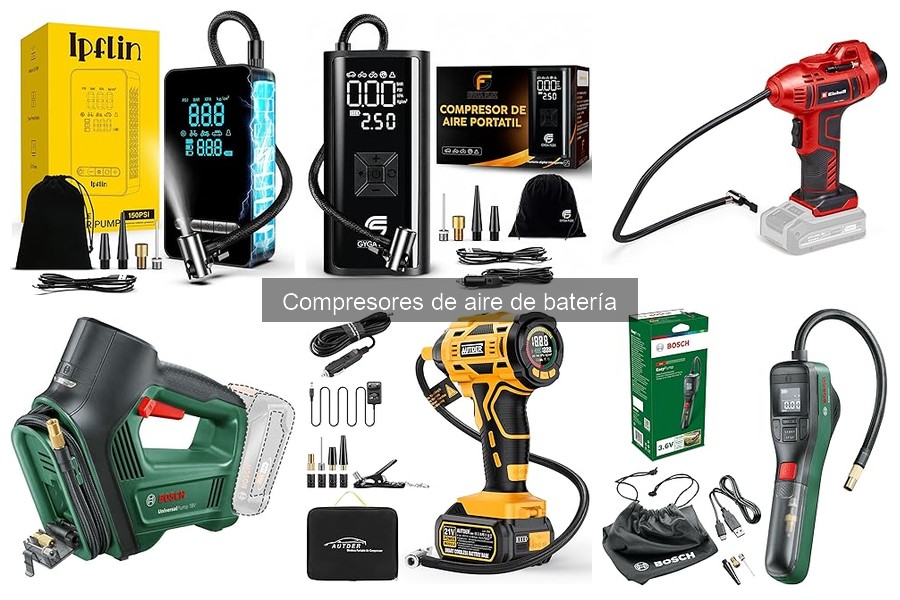 Mejores compresores de aire de batería para uso doméstico