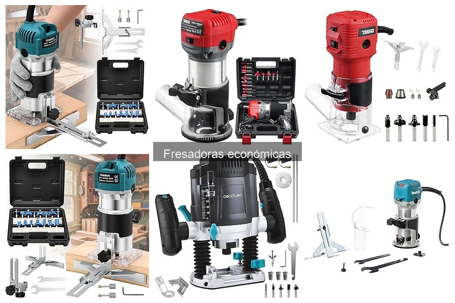 Mejores fresadoras económicas para principiantes en bricolaje