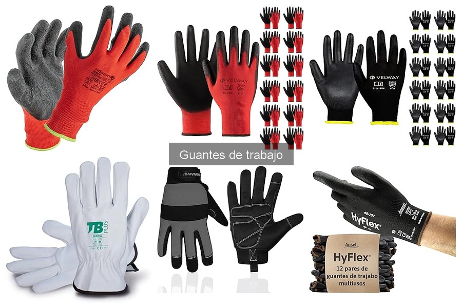Mejores guantes de trabajo para jardinería: comparación 2023