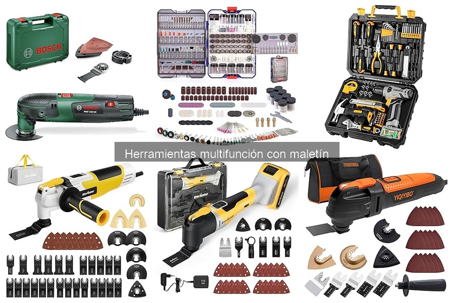 Mejores herramientas multifunción con maletín para bricolaje