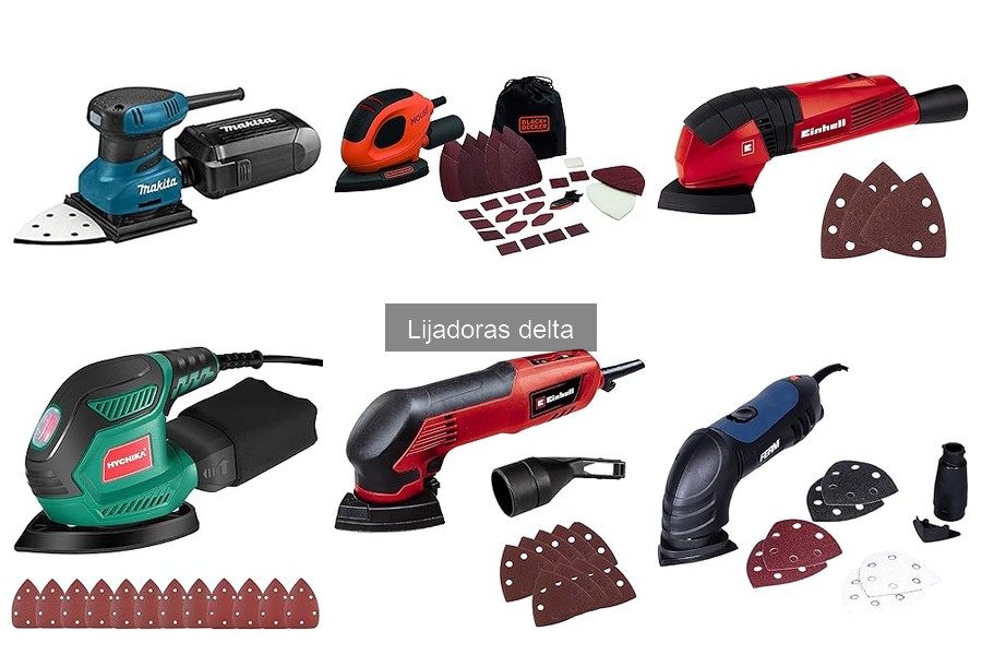 Mejores lijadoras delta para principiantes: guía y comparativa