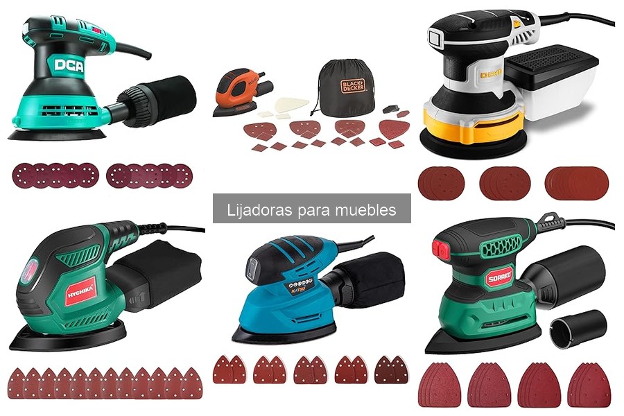 Mejores lijadoras para muebles: Opiniones de usuarios