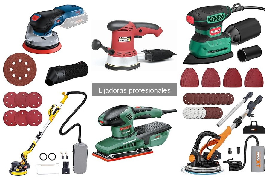 Mejores lijadoras profesionales para carpinteros en 2023