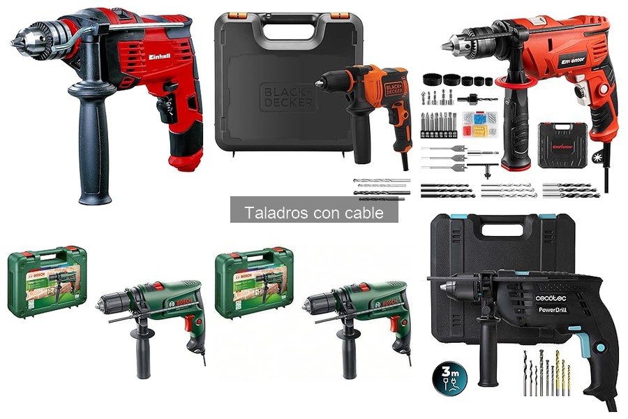 Mejores lugares para comprar taladros con cable a buen precio