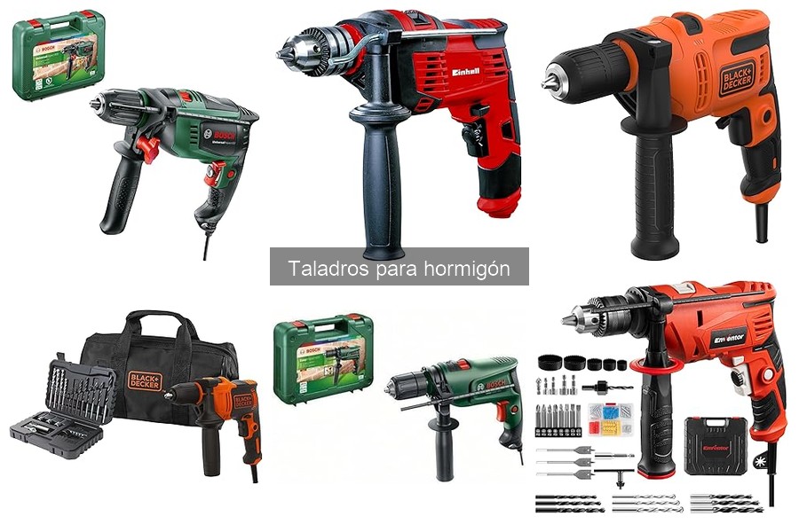 Mejores marcas de taladros para hormigón en 2023