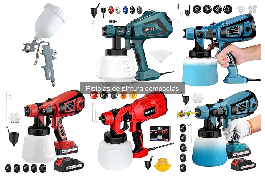Mejores pistolas de pintura compactas para principiantes