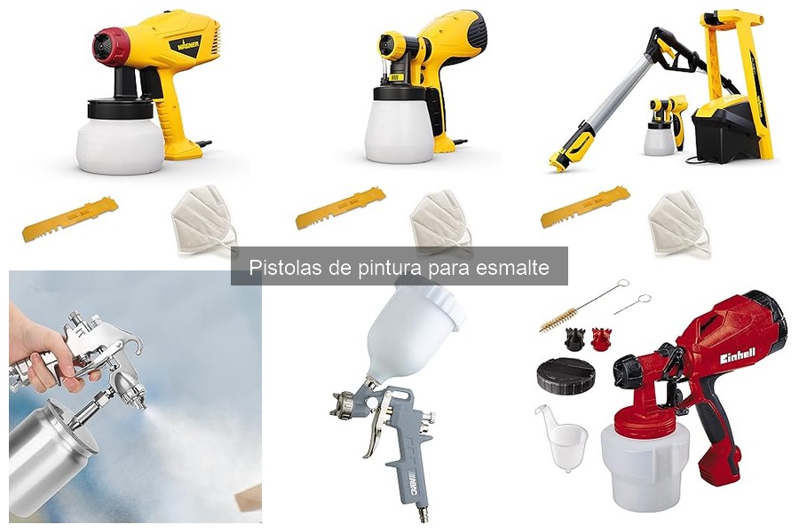 Mejores pistolas de pintura para esmalte para principiantes