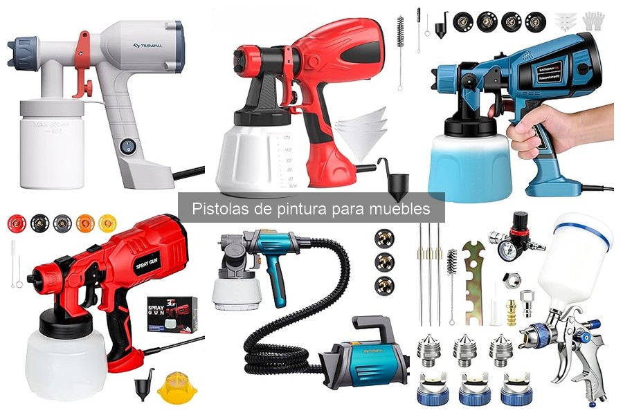 Mejores pistolas de pintura para muebles en 2023