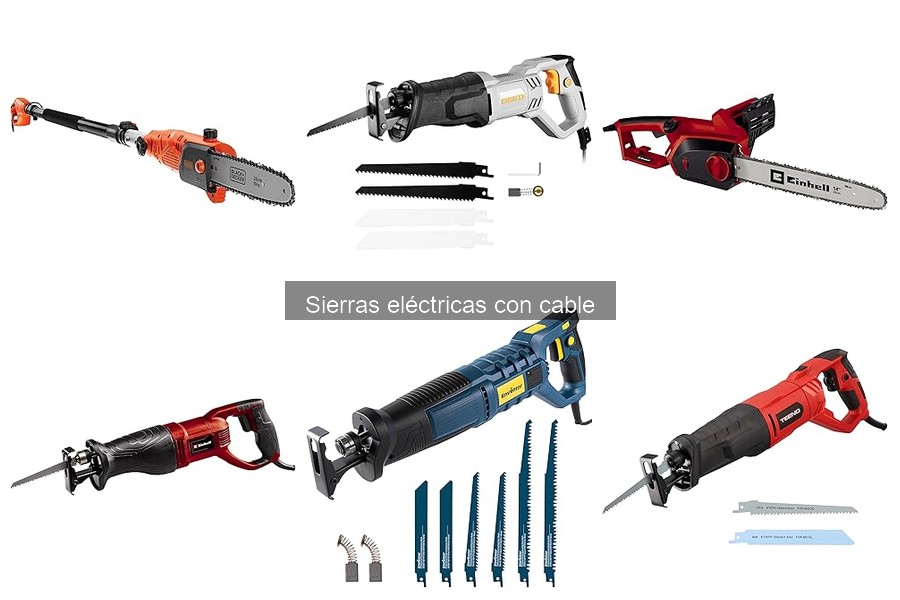 Mejores sierras eléctricas con cable para principiantes