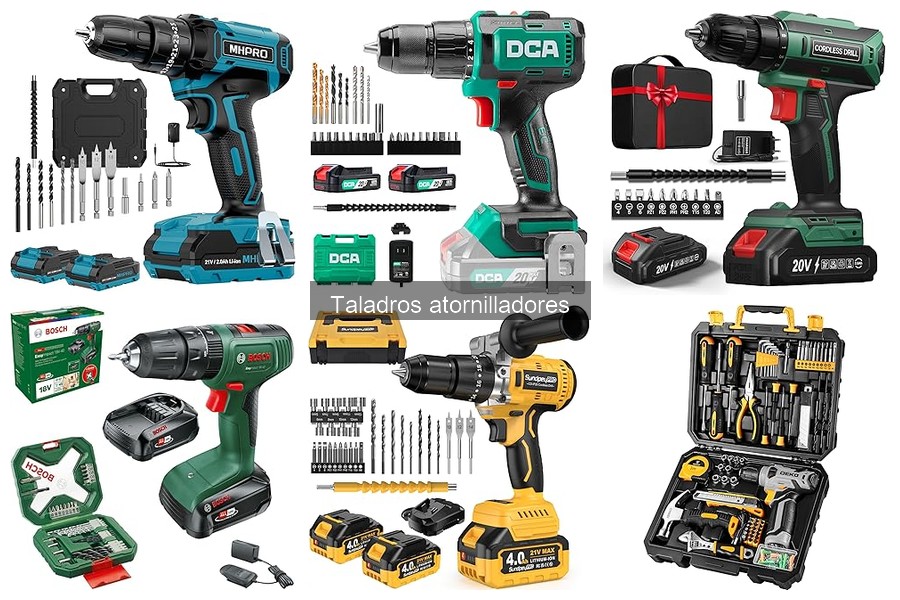 Mejores taladros atornilladores para bricolaje en casa