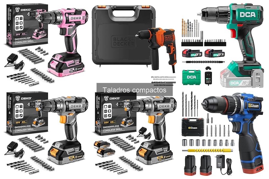 Mejores taladros compactos para uso doméstico en 2023