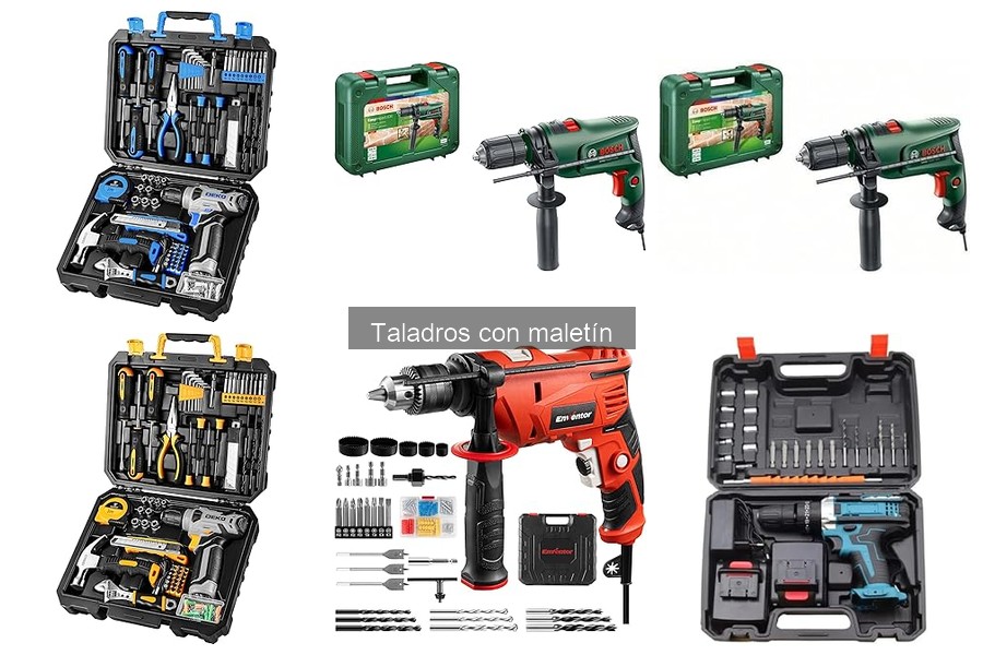 Mejores taladros con maletín para bricolaje en 2023