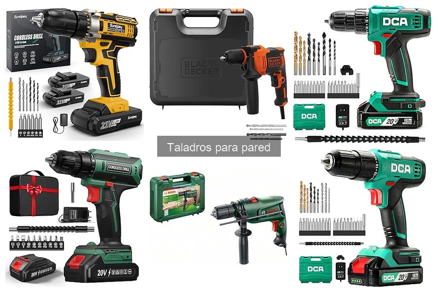 Mejores taladros para pared para principiantes: guía práctica
