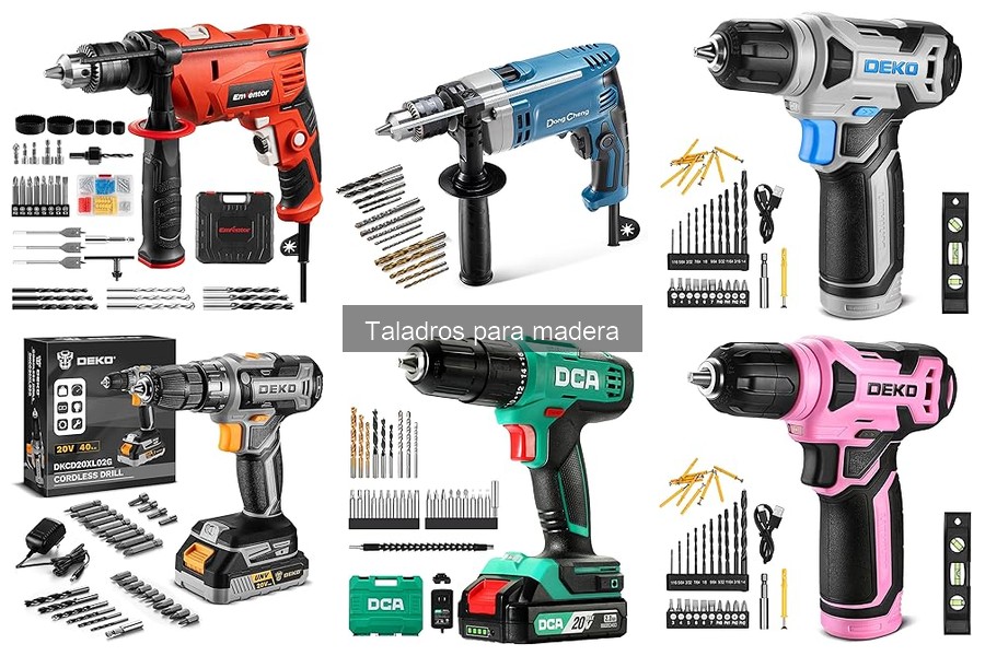 Mejores taladros para perforar madera contrachapada