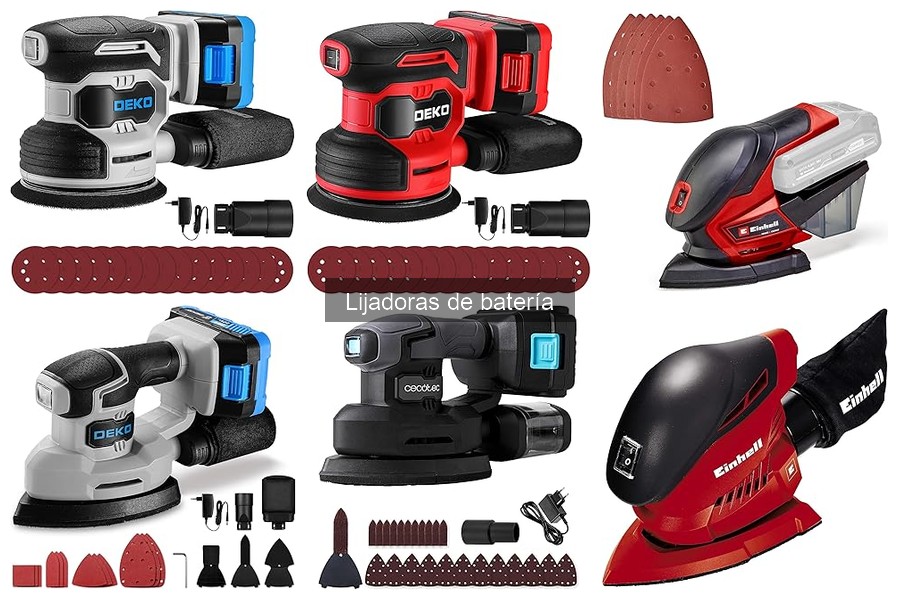 Mejores tiendas para comprar lijadoras de batería online y en físico