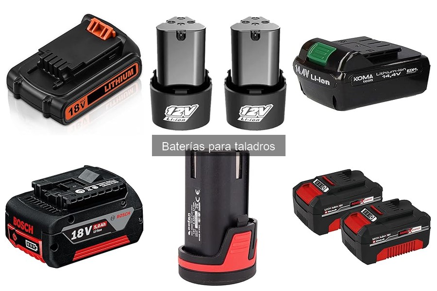 Ofertas y Descuentos en Baterías para Taladros 2023