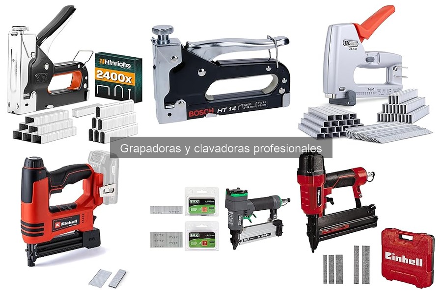 Ofertas y precios en grapadoras y clavadoras profesionales