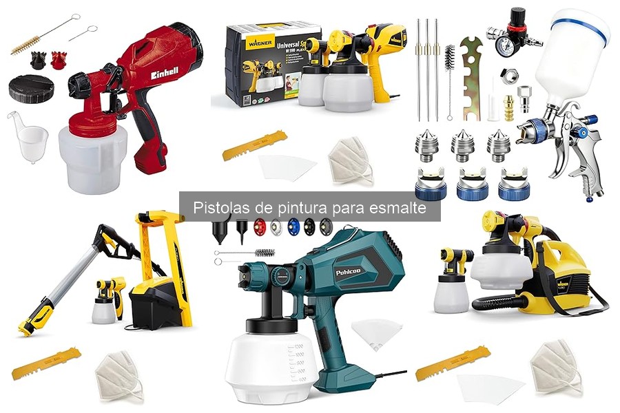 Opciones económicas de pistolas de pintura para esmalte