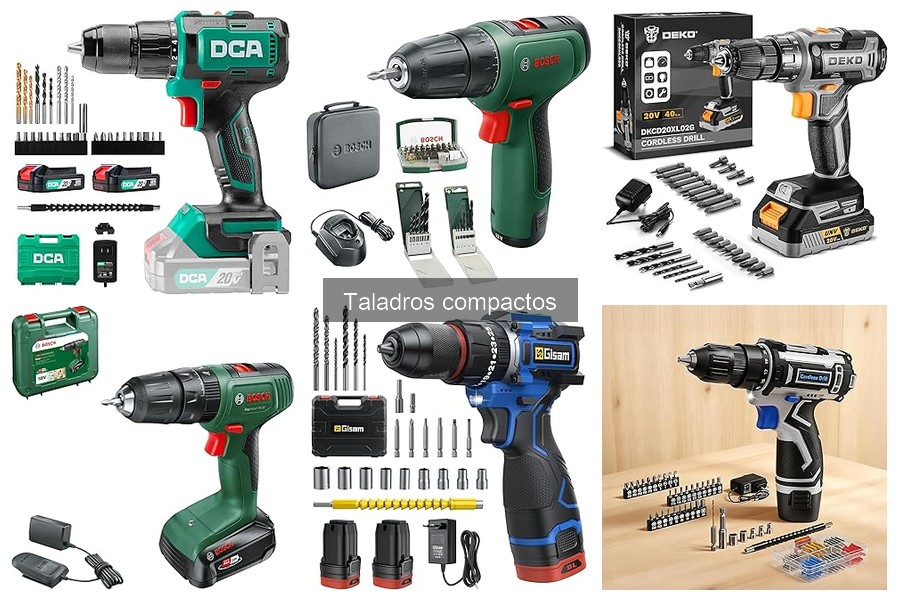 Opiniones de usuarios sobre taladros compactos destacados