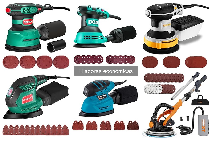 Opiniones sobre Lijadoras Económicas: ¿Valen la pena?