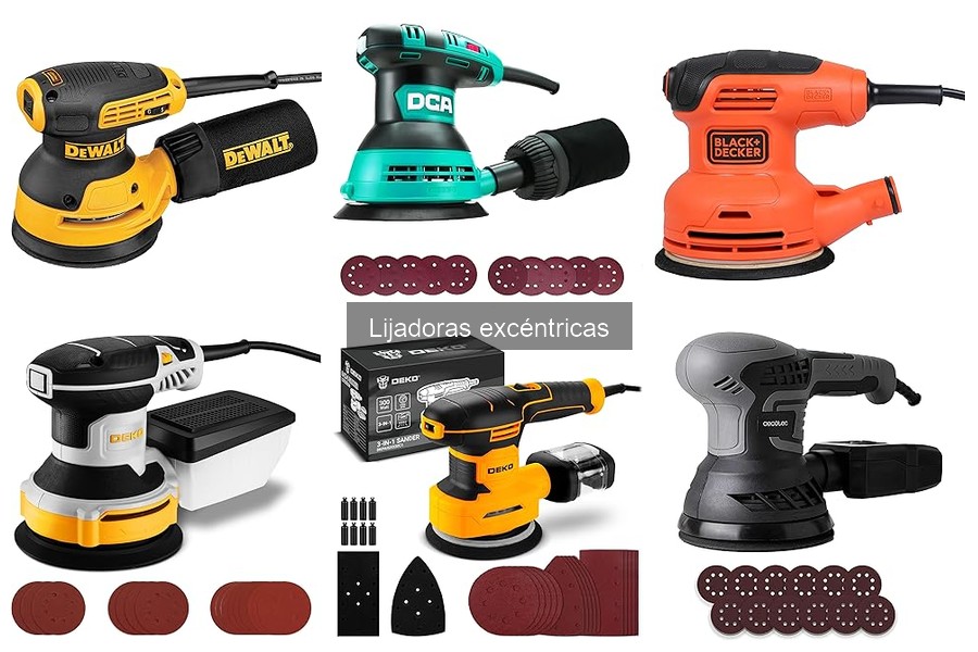 Opiniones sobre lijadoras excéntricas: Bosch, Cecotec y DEKOPRO