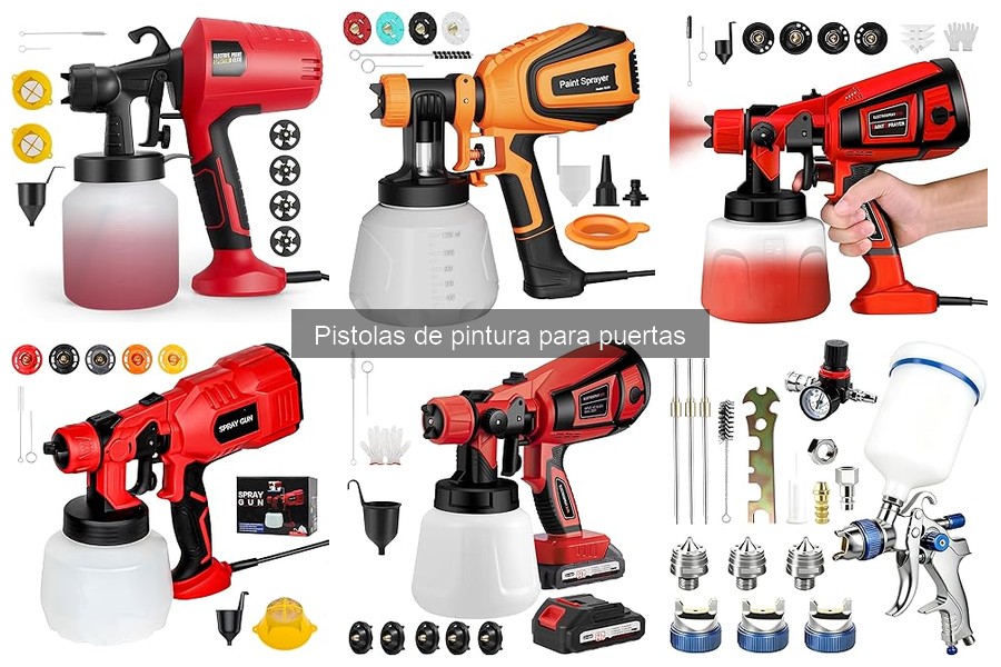 Opiniones sobre pistolas de pintura para puertas