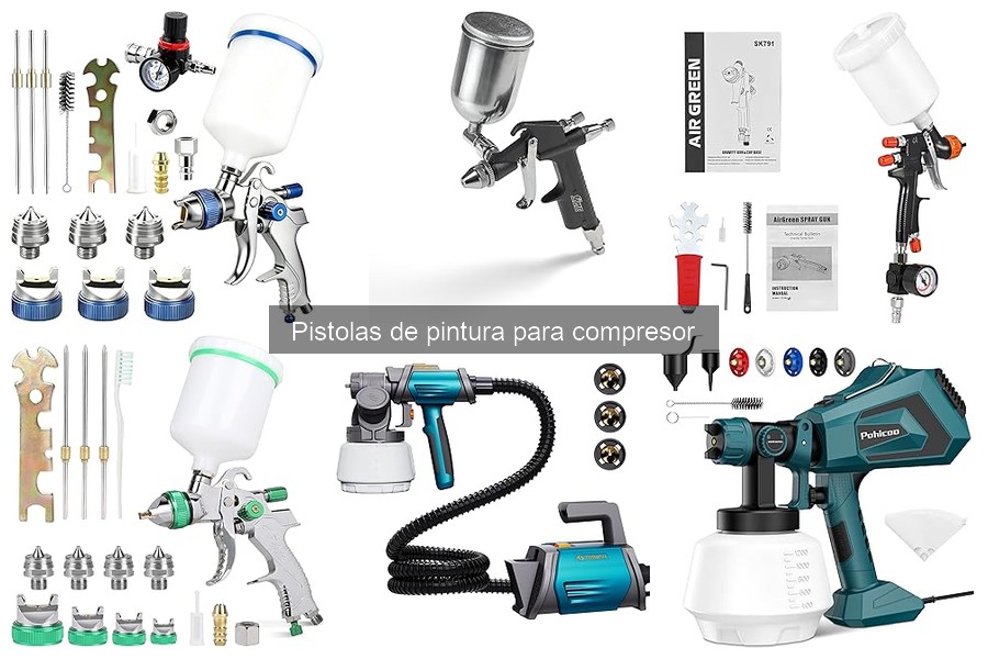 Precios promedio de pistolas de pintura para compresor