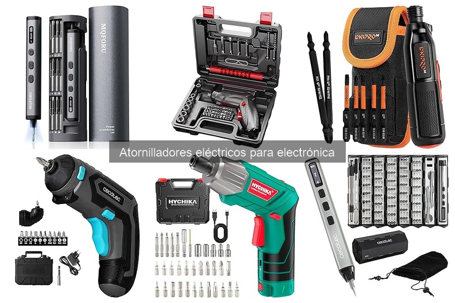 Problemas comunes al usar atornilladores eléctricos en electrónica