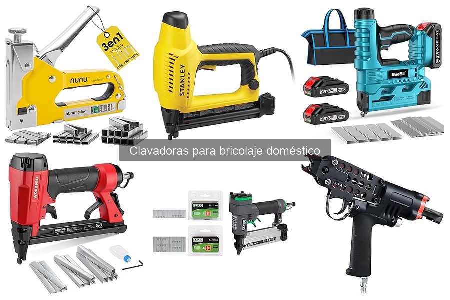 Problemas comunes al usar clavadoras en bricolaje