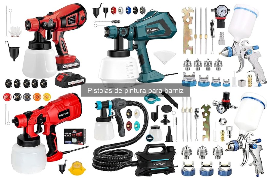 Problemas comunes al usar pistolas de pintura para barniz