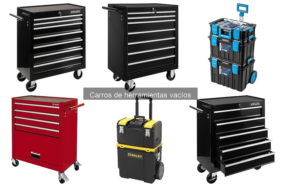 Problemas comunes con carros de herramientas vacíos y soluciones