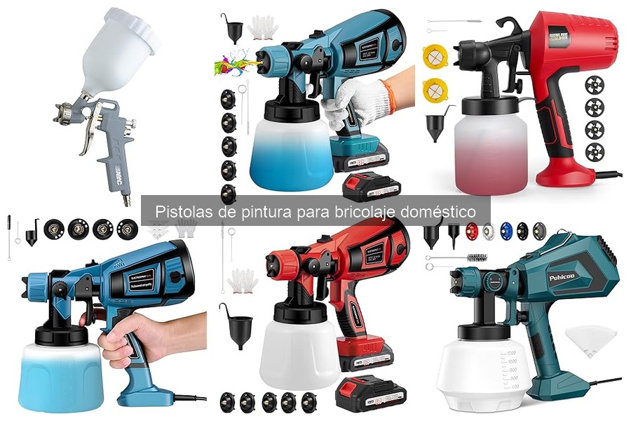 Problemas comunes con pistolas de pintura y sus soluciones