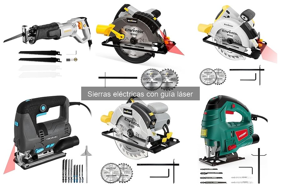 Proyectos DIY con sierra eléctrica con guía láser