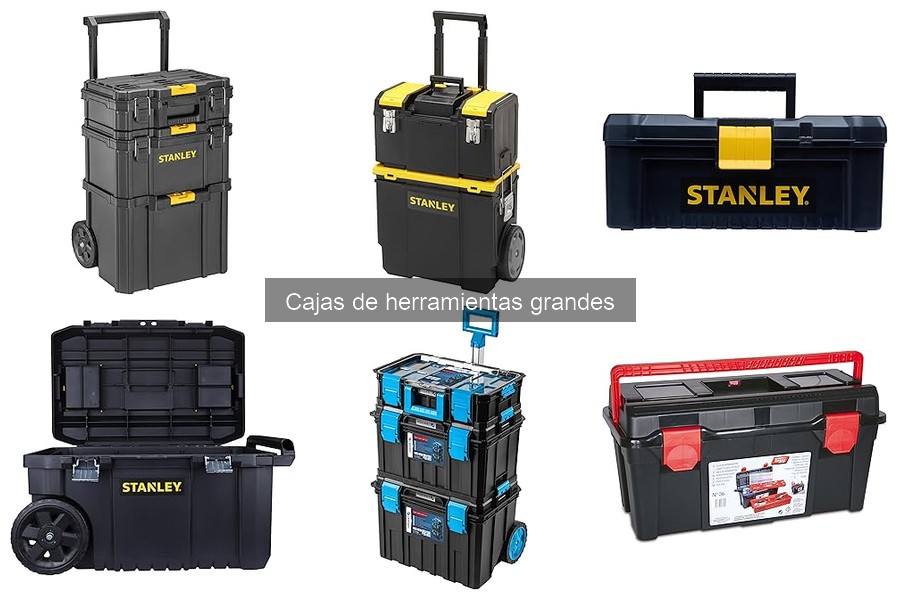 ¿Qué buscar en una caja de herramientas grande para profesionales?