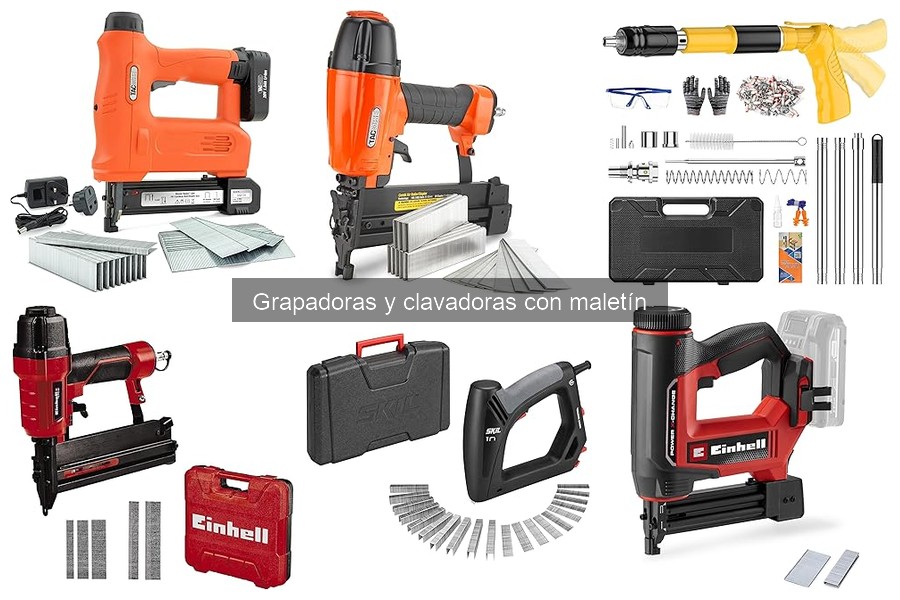¿Qué es una grapadora-clavadora y cómo funciona?