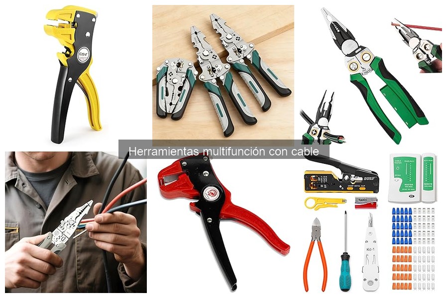 ¿Qué es una herramienta multifunción con cable?