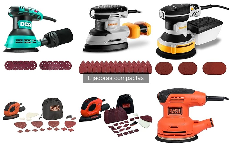 ¿Qué es una lijadora compacta? Características y usos