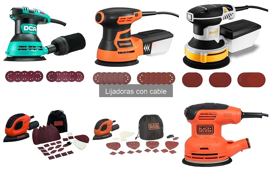 ¿Qué es una lijadora con cable? Características y ventajas
